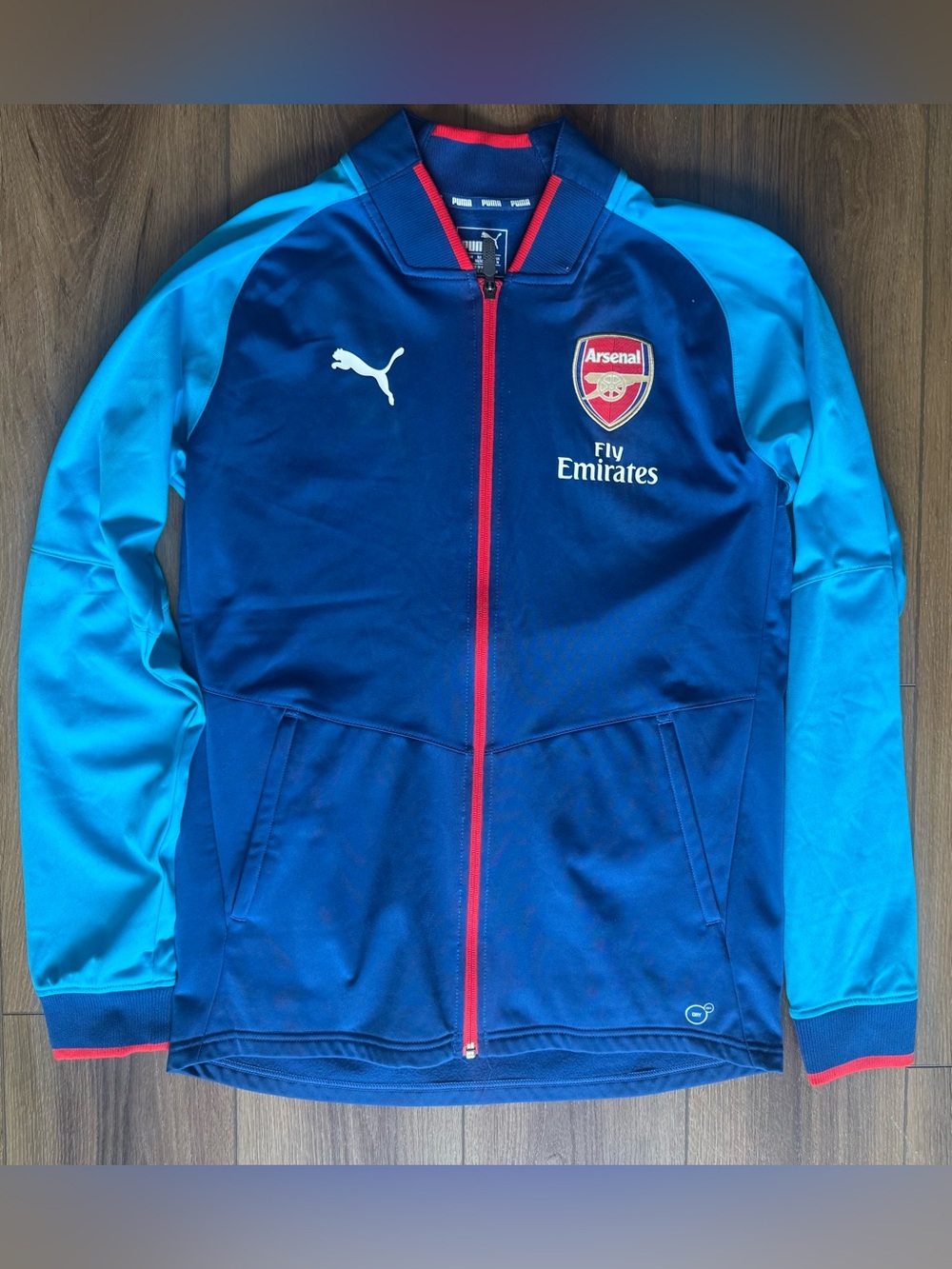 2016-17 Puma Arsenal FC Official Full Zip Training Jacket Size M